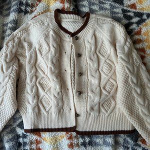 Cozy Cream Sweater Cardigan